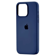 Чехол-силикон оригинал Full Soft Matte iPhone 15 Pro Max, Midnight blue