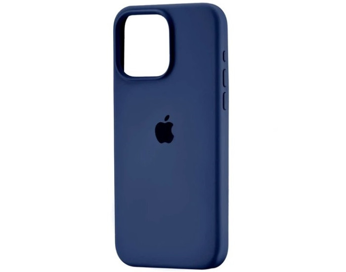 Чехол-силикон оригинал Full Soft Matte iPhone 15 Pro Max, Midnight blue