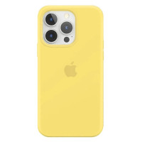 Чехол-силикон оригинал Full Soft Matte iPhone 15 Pro Max, New yellow