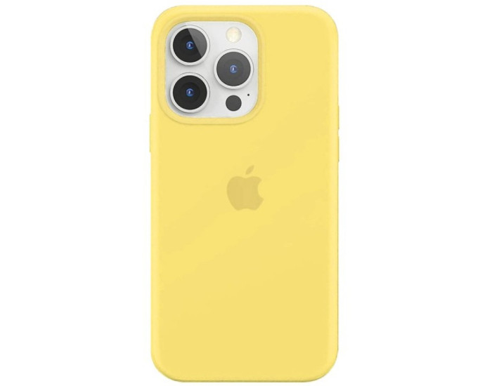 Чехол-силикон оригинал Full Soft Matte iPhone 15 Pro Max, New yellow