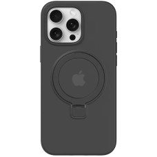Чехол-силикон оригинал Full Protective with Ring iPhone 15 Pro Max (Серый / Grey)