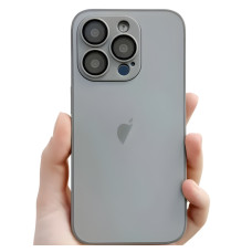 Чехол-силикон оригинал Soft Case Glass iPhone 15 Pro Max, Grey