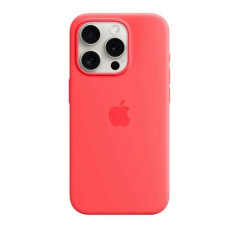 Чехол-силикон оригинал Full Soft Matte with MagSafe iPhone 15 Pro Max, Guava
