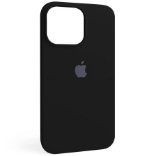 Чехол-силикон оригинал Full Soft Matte with MagSafe iPhone 15 Pro Max, Black