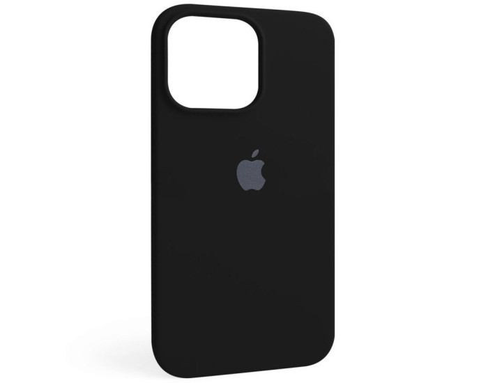 Чехол-силикон оригинал Full Soft Matte with MagSafe iPhone 15 Pro Max, Black