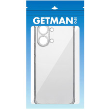 Чохол-силікон Getman Ease logo посилені кути Xiaomi Poco X8 Pro Max, Прозорий