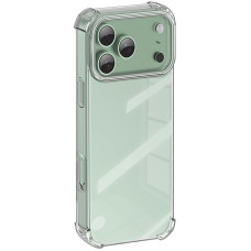 Чехол-силикон Getman Ease logo усиленные углы iPhone 17 Pro Max, прозрачный