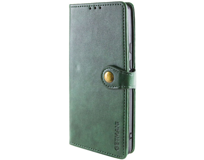 Чохол-книга шкіряний Getman Gallant Xiaomi Poco X8 Pro Max, Зелений