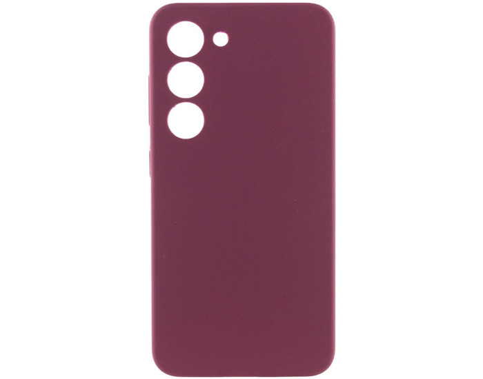 Чохол-силікон Cover Lakshmi Full Camera Samsung Galaxy S22 марсала