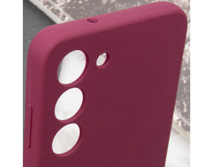 Чохол-силікон Cover Lakshmi Full Camera Samsung Galaxy S22 марсала