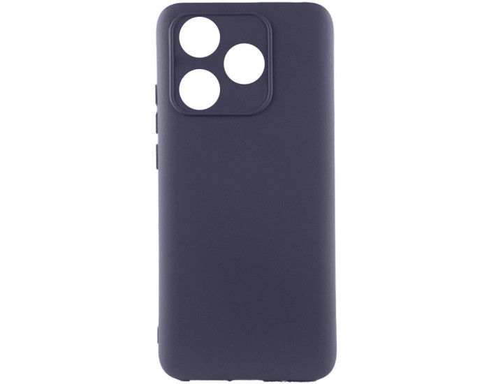 Чехол-силикон Cover Silicone Lakshmi Full Camera TECNO Spark 10, темно-серый