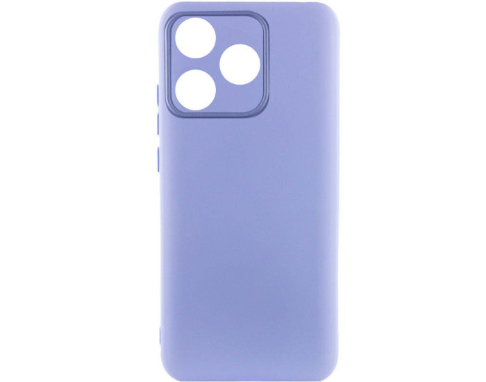 Чехол-силикон Cover Silicone Lakshmi Full Camera TECNO Spark 10, сиреневый