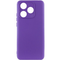 Чохол-силікон Cover Silicone Lakshmi Full Camera TECNO Spark 10, фіолетовий