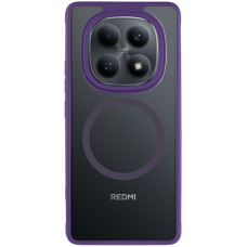 Чехол-силикон TPU Bloom with MagSafe Xiaomi Redmi Note 15 Pro 4G, фиолетовый