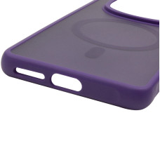 Чехол-силикон TPU Bloom with MagSafe Xiaomi Redmi Note 15 Pro 4G, фиолетовый