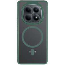 Чехол-силикон TPU Bloom with MagSafe Xiaomi Redmi Note 15 Pro 4G, зеленый