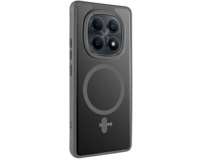 Чехол-силикон TPU Bloom with MagSafe Xiaomi Redmi Note 15 Pro 4G, черный