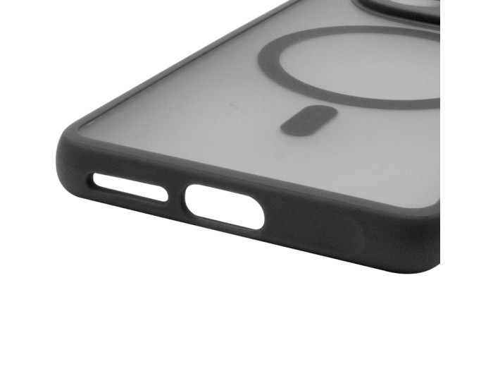 Чехол-силикон TPU Bloom with MagSafe Xiaomi Redmi Note 15 Pro 4G, черный