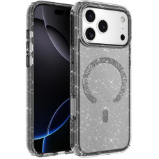 Чехол-силикон Eclipse Sparkle with MagSafe iPhone 17 Pro Max, черный