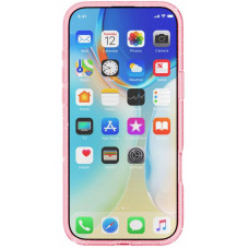 Чехол-силикон Eclipse Sparkle with MagSafe iPhone 17 Pro Max, розовый