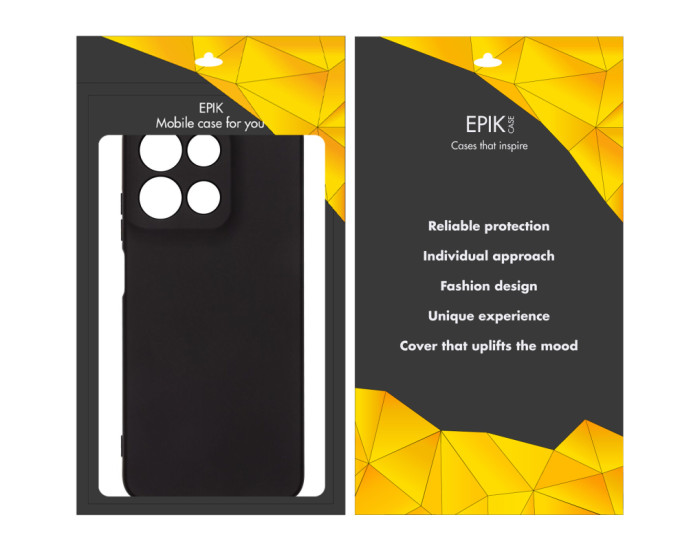 Чохол-силікон Epik Black Full Camera Motorola Moto G17, чорний