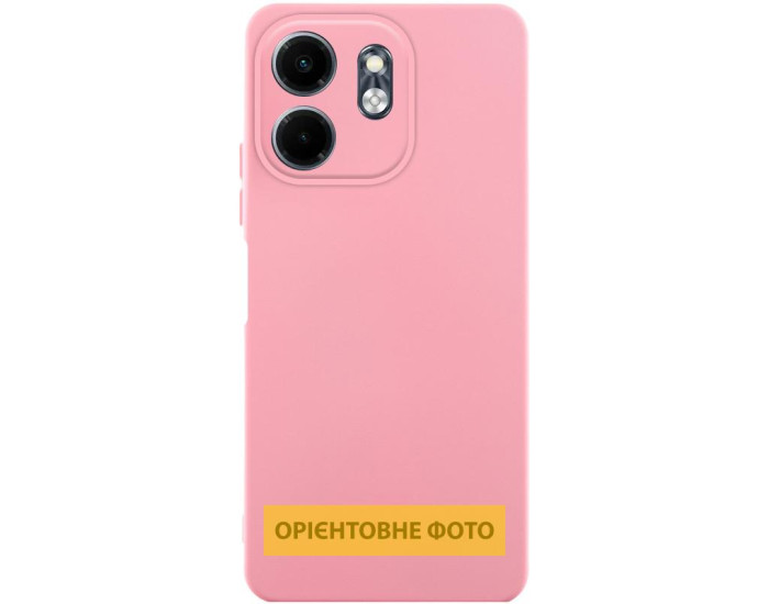 Чехол-силикон GETMAN Liquid Silk Full Camera Motorola Edge 50 Fusion, розовый