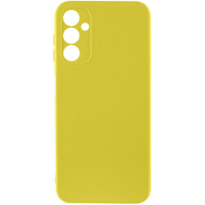 Чехол-силикон Getman Liquid Silk Full Camera Samsung A24 4G, желтый