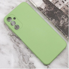 Чехол-силикон Getman Liquid Silk Full Camera Samsung Galaxy A24 4G, фисташковый