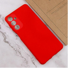 Чехол-силикон Getman Liquid Silk Full Camera Samsung Galaxy A24 4G, красный