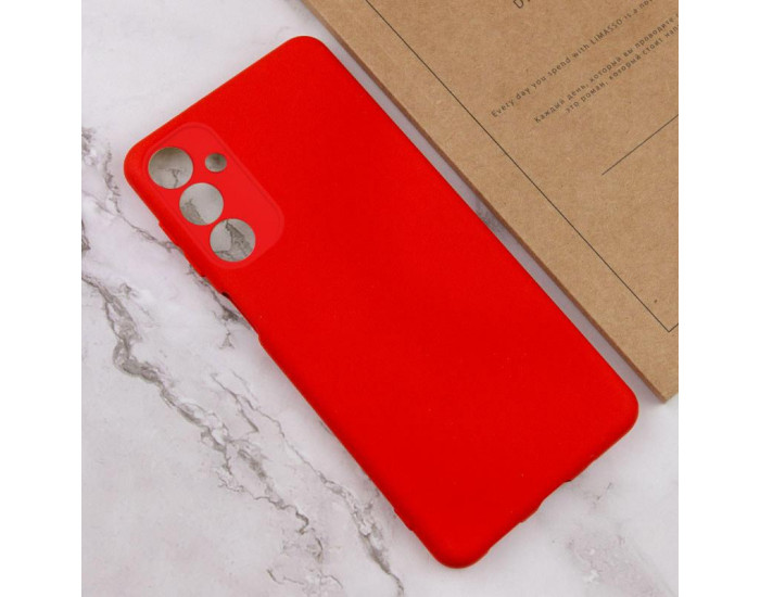 Чохол-силікон Getman Liquid Silk Full Camera Samsung Galaxy A24 4G, червоний