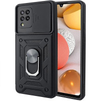 Чохол-Ударостійкий Camshield Serge Ring Samsung Galaxy A22 4G /M22 /M32, чорний