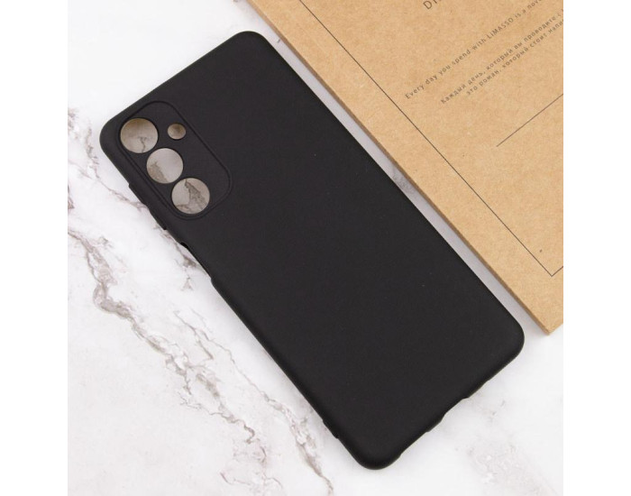 Чехол-силикон Getman Liquid Silk Full Camera Samsung Galaxy A24 4G, черный