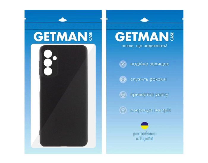 Чехол-силикон Getman Liquid Silk Full Camera Samsung Galaxy A24 4G, черный