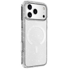 Чехол-силикон Eclipse Sparkle with MagSafe iPhone 17 Pro Max, прозрачный