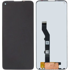 Дисплей з сенсорним екраном (модуль) Motorola XT2087-1 Moto G9 Plus, чорний, оригінал