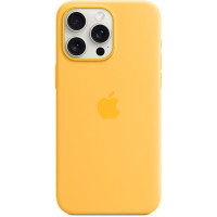 Чехол-силикон оригинал Full Soft Matte with MagSafe iPhone 15 Pro Max, Sunshine