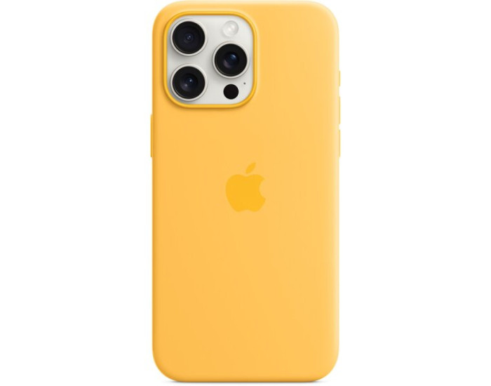 Чехол-силикон оригинал Full Soft Matte with MagSafe iPhone 15 Pro Max, Sunshine