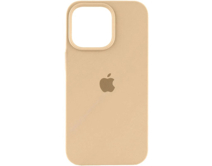 Чехол-силикон оригинал Full Soft Matte with MagSafe iPhone 15 Pro Max (Бежевый / Desert Gold)