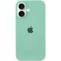 Чехол-силикон оригинал Full Soft Matte iPhone 16 (Бирюзовый / Turquoise)