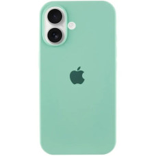 Чехол-силикон оригинал Full Soft Matte iPhone 16 (Бирюзовый / Turquoise)