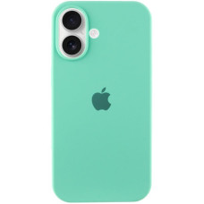 Чехол-силикон оригинал Full Soft Matte iPhone 16 Plus (Бирюзовый / Marine Green)