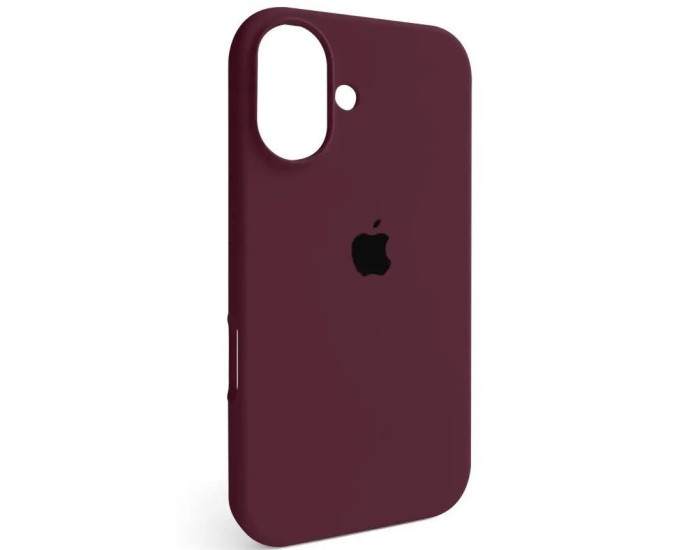 Чехол-силикон оригинал Full Soft Matte with MagSafe iPhone 16, Plum