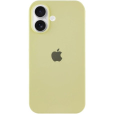 Чехол-силикон оригинал Full Soft Matte iPhone 16 (Желтый / Mellow yellow)