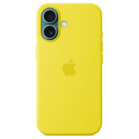 Чехол-силикон оригинал Full Soft Matte iPhone 16 Plus (Желтый / Yellow)