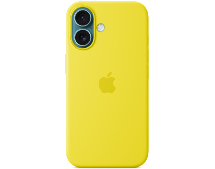 Чехол-силикон оригинал Full Soft Matte iPhone 16 Plus (Желтый / Yellow)