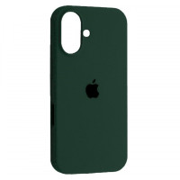 Чехол-силикон оригинал Full Soft Matte iPhone 16 (Зеленый / Cyprus Green)
