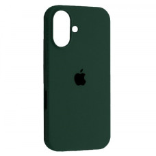 Чехол-силикон оригинал Full Soft Matte iPhone 16 (Зеленый / Cyprus Green)