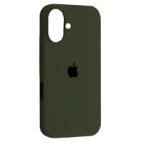 Чехол-силикон оригинал Full Soft Matte iPhone 16 Plus (Зеленый / Virid)
