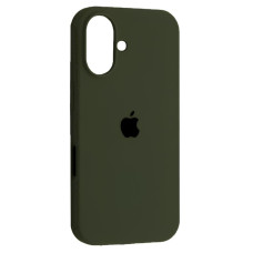 Чехол-силикон оригинал Full Soft Matte iPhone 16 Plus (Зеленый / Virid)