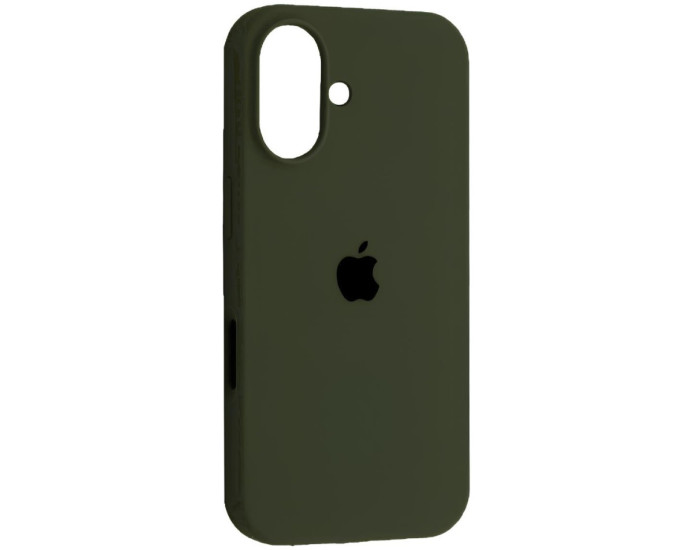 Чехол-силикон оригинал Full Soft Matte iPhone 16 Plus (Зеленый / Virid)